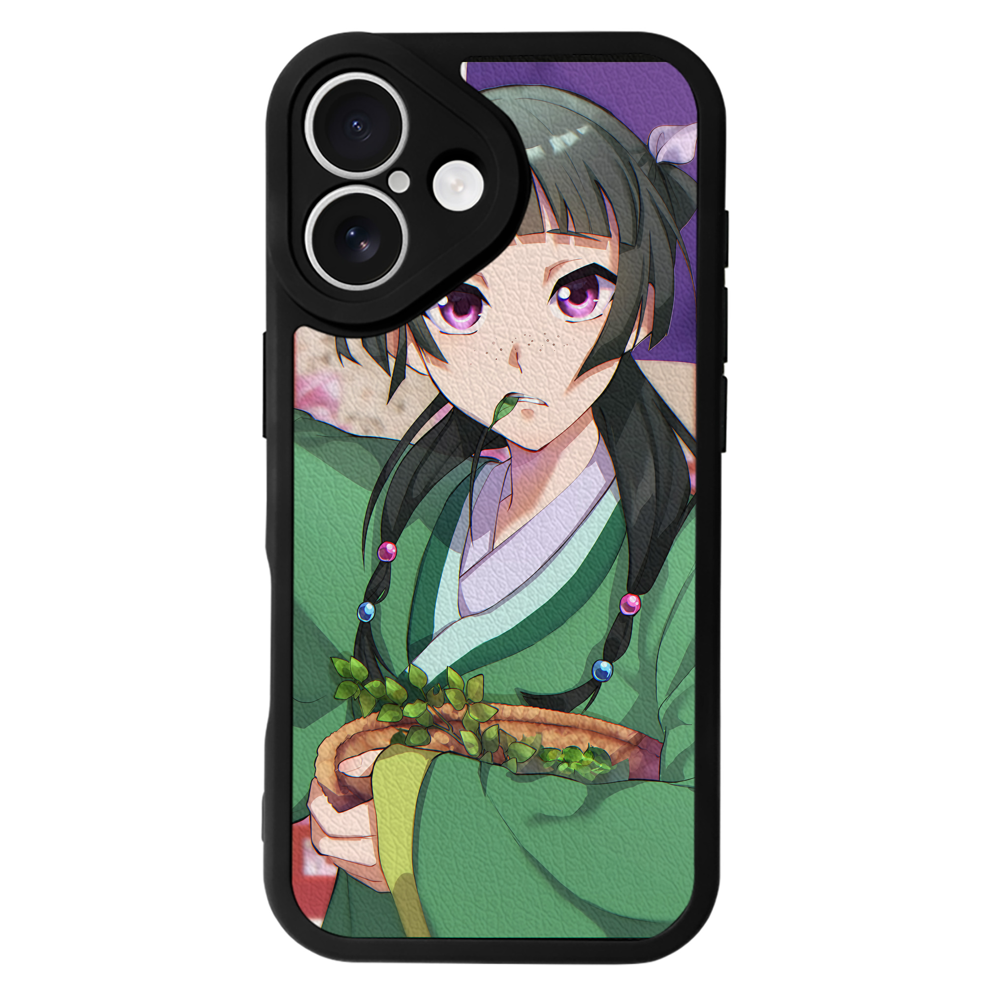 （画像用） 薬屋のひとりごと The Apothecary Diaries 【iPhone 16シリーズ対応】シリコンスマホケース（レザー調） 材質：シリコン